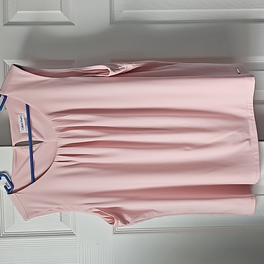 Calvin Klein sleeveless blouse. Pink. SZ 2X